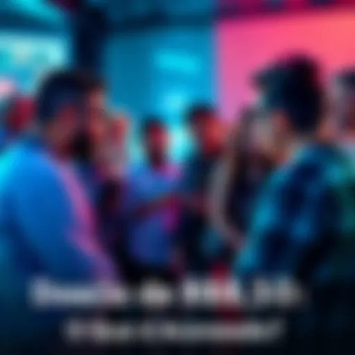 People engaging in a lively discussion about a recent donation controversy, highlighting different opinions and emotions.