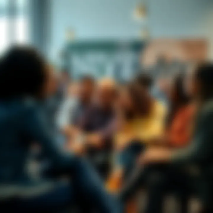 A group of diverse people sitting together, sharing their opinions and discussing various topics in a lively manner.