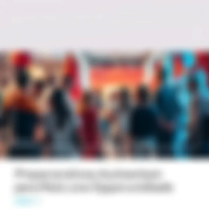 People gathering and discussing plans for upcoming local events in a community space