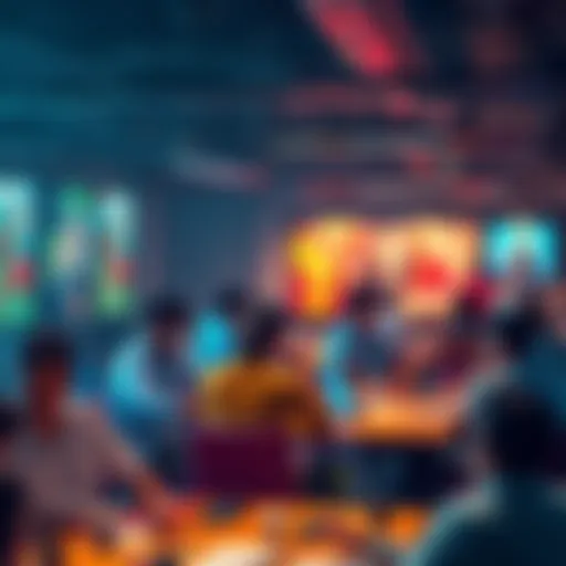 Community Forum Activities People engaging in various activities and discussions in an online forum setting.