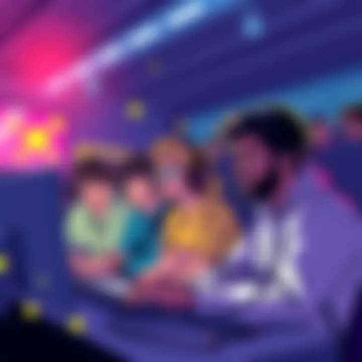 Illustration showing disappointed fans discussing the reduction of TP and gems in an online forum setting