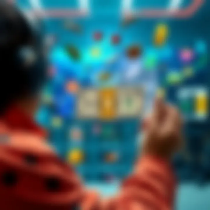 A player receiving compensation for games that are down, showing money and game symbols in the background