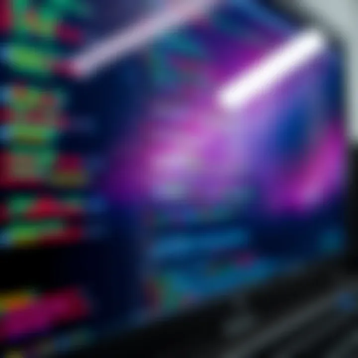 A close-up of a computer screen displaying lines of code, suggesting successful programming results.