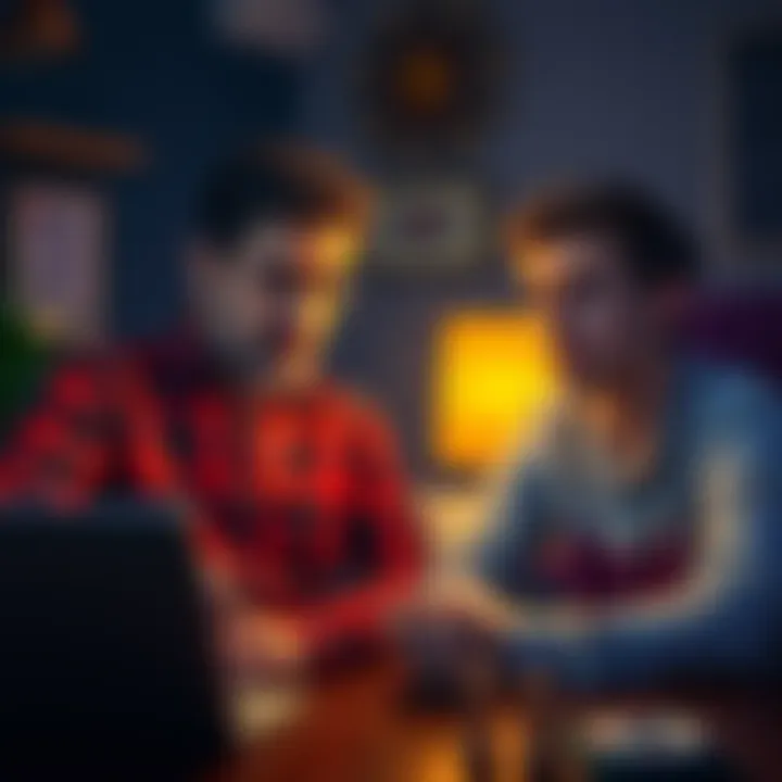 A worried uncle sits down with his 16-year-old nephew to discuss online gambling issues, showing concern for their relationship.