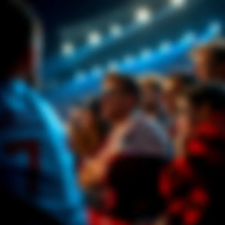 Fans expressing concern while watching Reed play in the game