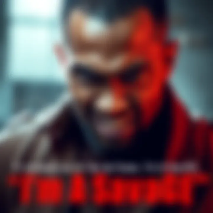 A confident individual with a fierce expression, showcasing strength and attitude, embodying the phrase 'I'm A sAvAgE'.