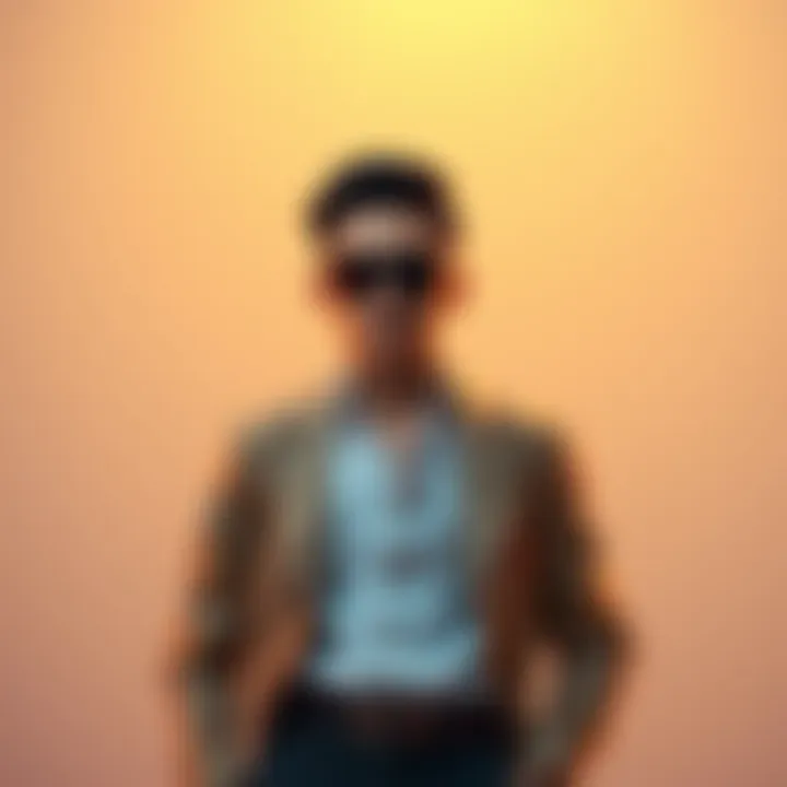 A person standing confidently in a stylish outfit, showcasing tips for performance and style.