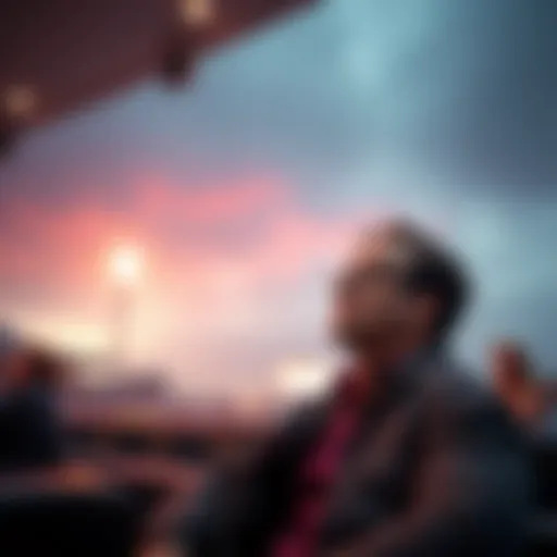 A bettor looks puzzled while observing the wind as it blows during a betting game, looking at his winnings with a surprised expression.