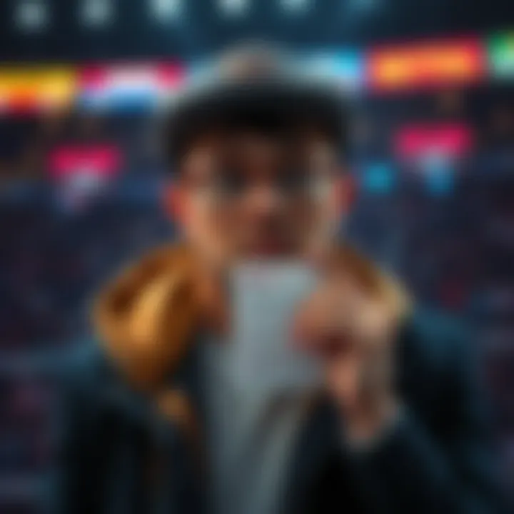 A sports bettor looks puzzled over a betting slip related to Knicks vs Spurs game not showing up on his betting platform