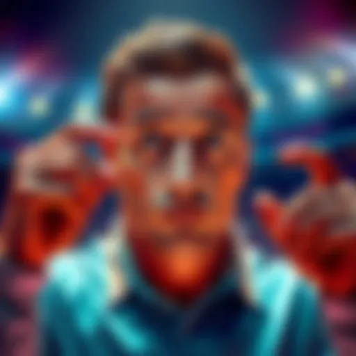 A visual representation showing a person analyzing different betting odds for DDP, with a confused expression, highlighting the disparity between popularity and odds.
