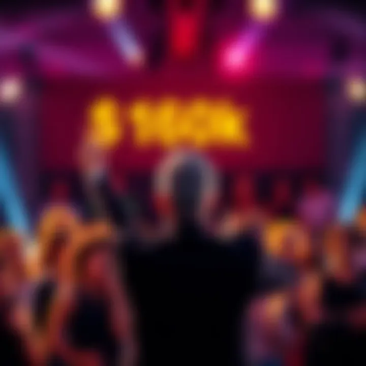 A moderator announcing the winner of a $160k prize, with people expressing mixed reactions in the background.