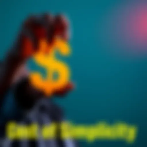 A person holding a dollar sign and a question mark, pondering the hidden costs of simple things.