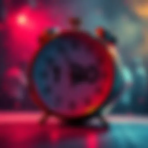 Countdown to Reloads A clock showing 1 hour and 30 minutes countdown for upcoming reloads with excitement in the background.