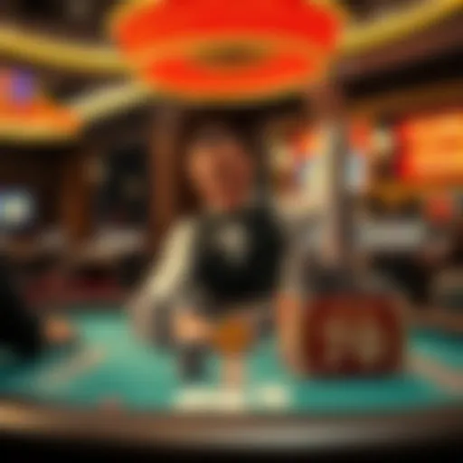 A player at a Crapless table in Las Vegas celebrating a win with chips stacked high.