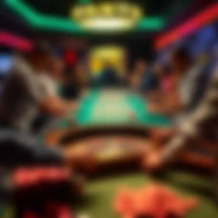 People placing bets at a craps table during a game