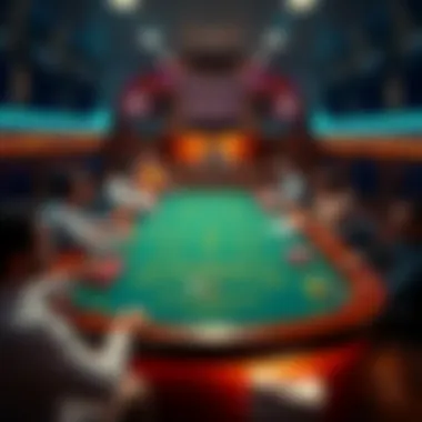 A lively craps table filled with people enjoying their time on the Firenze cruise.