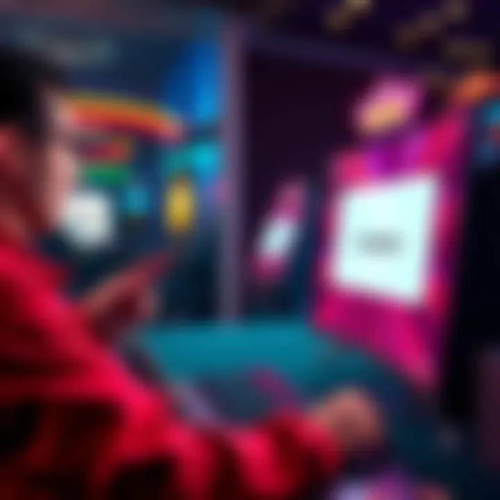 Crown Coin Casino Redemption Status User checking redemption status at Crown Coin Casino with a computer screen showing 'in progress' message