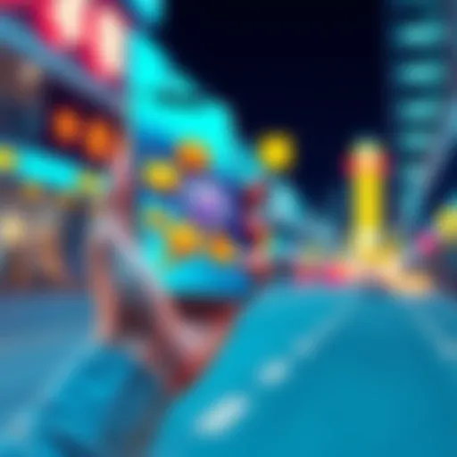 An illustration showing a hand holding a smartphone with crypto icons and bonus symbols, representing opportunities in cryptocurrency.