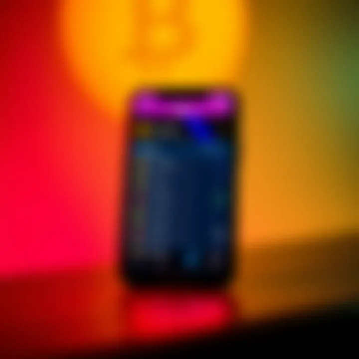 A smartphone displaying a crypto wallet app interface with options to generate new wallet addresses.