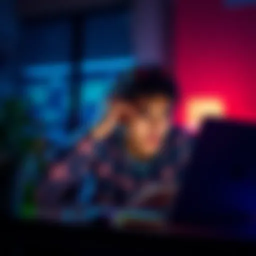 A person looking frustrated while trying to withdraw cryptocurrency on a laptop.
