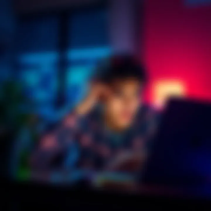 A person looking frustrated while trying to withdraw cryptocurrency on a laptop.