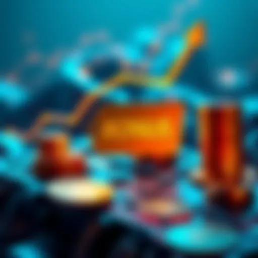 A graphic showing rising cryptocurrency coins with a bonus tag, symbolizing new investment opportunities.