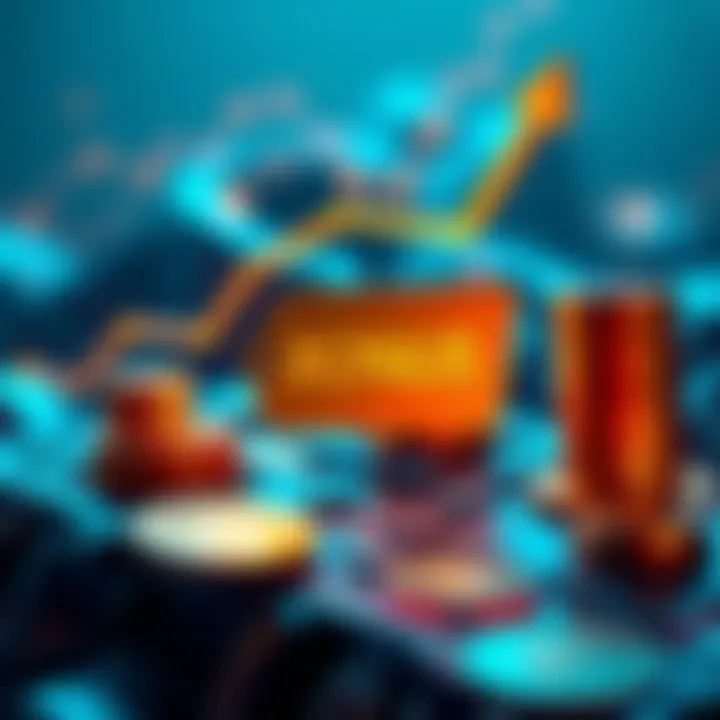 A graphic showing rising cryptocurrency coins with a bonus tag, symbolizing new investment opportunities.