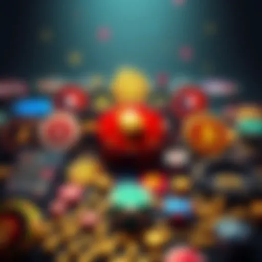 A collage of popular cryptocurrency casinos showcasing logos and games available on their platforms, reflecting user experiences and trust.