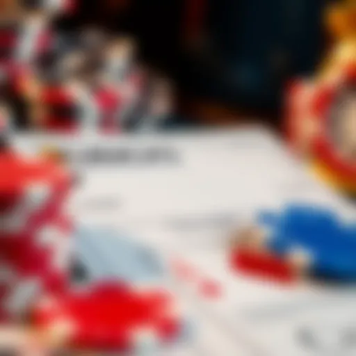 A close-up of a Curacao gaming license document alongside casino chips and playing cards, symbolizing online gambling trust issues.