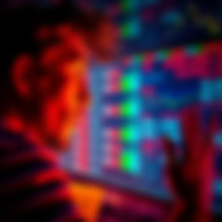 A visual showing a confused person looking at numbers on a screen, symbolizing discrepancies in expected and reported CVCX results.