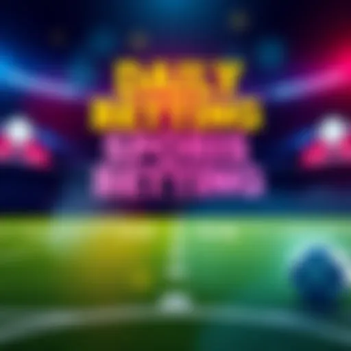 Colorful graphic showcasing daily promotions and bonuses for NFL and NBA betting.