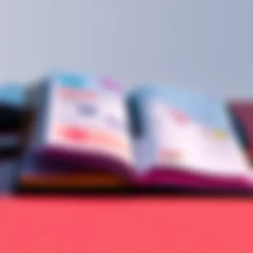 A colorful planner open to the date September 8, showcasing notes and tips for the day.
