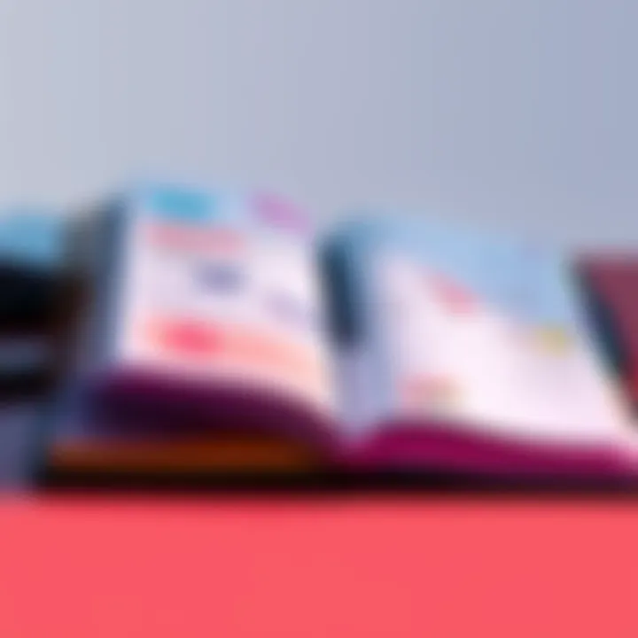 A colorful planner open to the date September 8, showcasing notes and tips for the day.