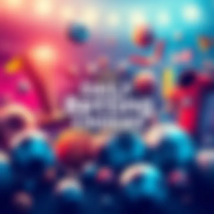 Illustration showing various sports icons and betting selections with a focus on daily betting choices.