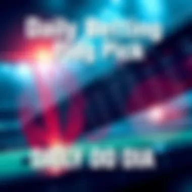 Daily Betting Picks A visual of sports betting selections with odds displayed, highlighting various betting options and strategies.