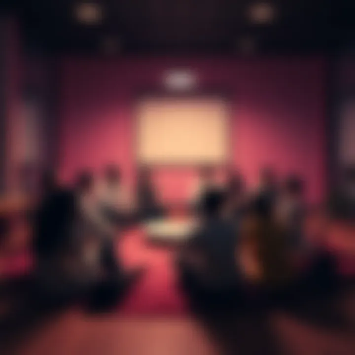 A group of people sitting in a circle sharing their feelings and thoughts in a supportive environment.