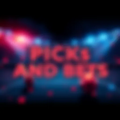 A graphic showcasing betting odds and analysis for sports selections