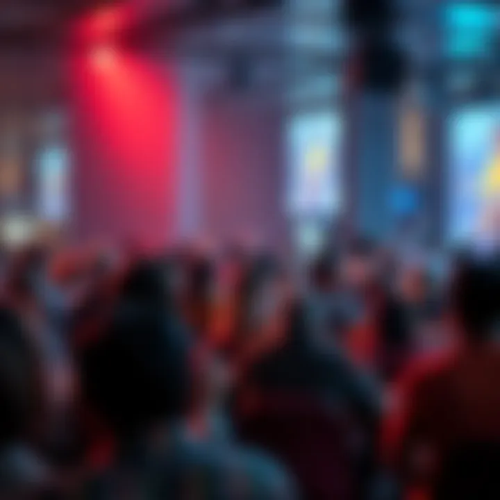 People engaging in a lively forum discussion about daily topics