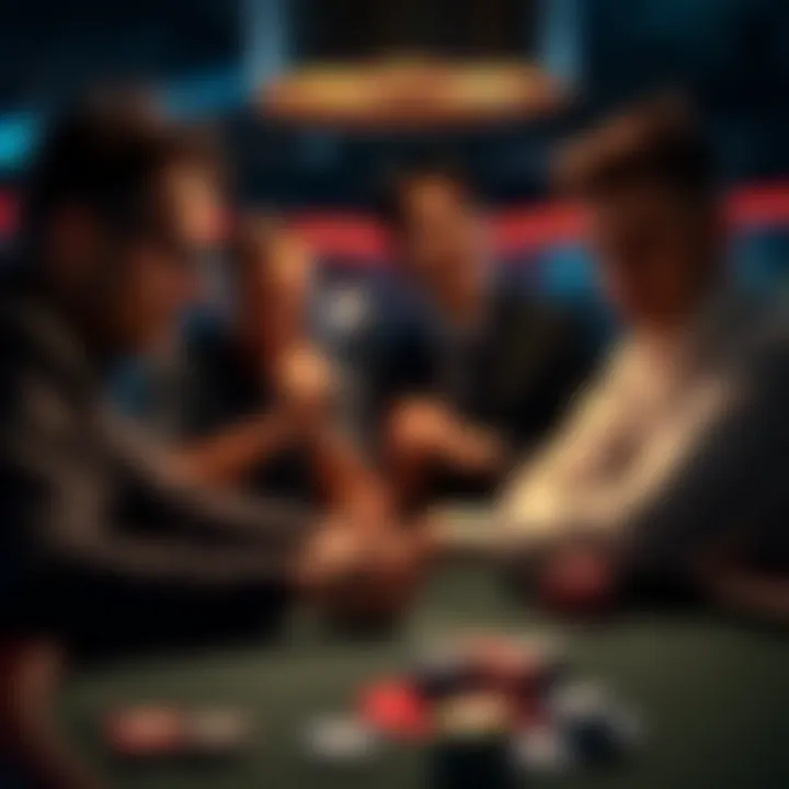 A group of online players discussing effective dark strategies to improve their game against live dealers.