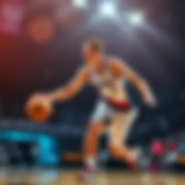 Dean Wade dribbling the basketball during a game