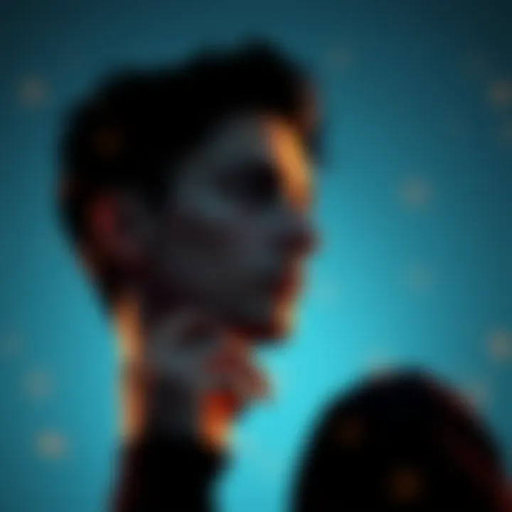 A person reflects while holding their chin, illustrating the process of making decisions based on intuition and feelings.