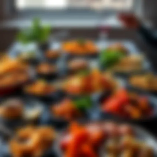 A variety of colorful and tasty dishes presented on a table, showcasing culinary delights from Vamos Comer series.