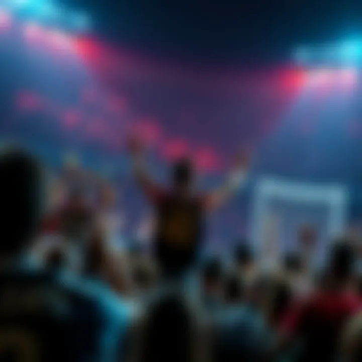 Fans gather to watch DG's first performance after last night's thrilling game