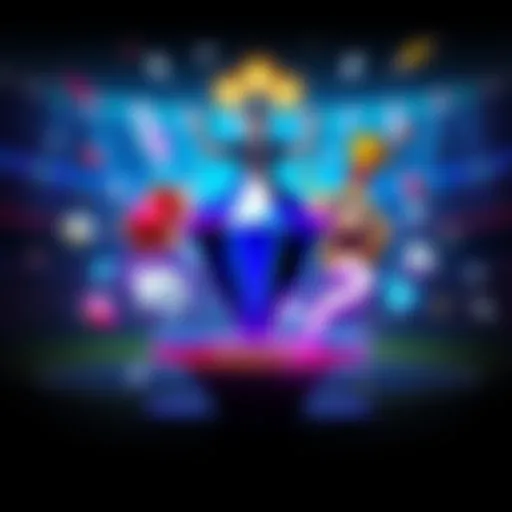 A graphic showing various rewards given to players who achieve Diamond status.