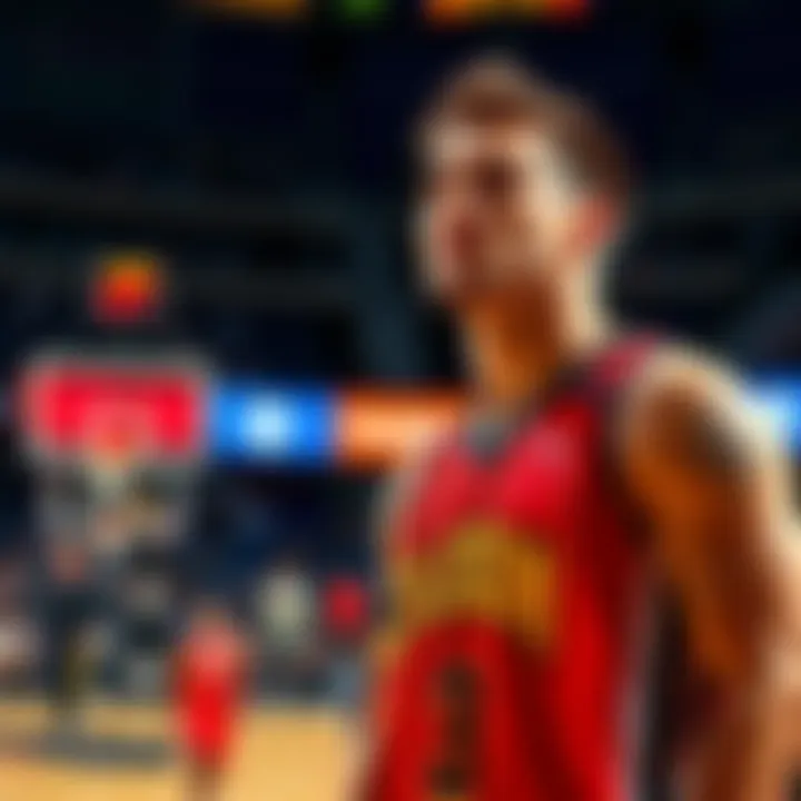 Dillon Brooks struggling to score during a basketball game, looking frustrated after missing a shot.