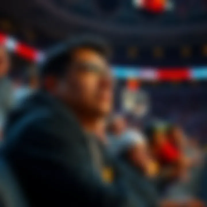 Disappointed Fan Watching Game A fan showing disappointment while watching the game, reflecting the mood of many after Collins' poor performance in Vegas.