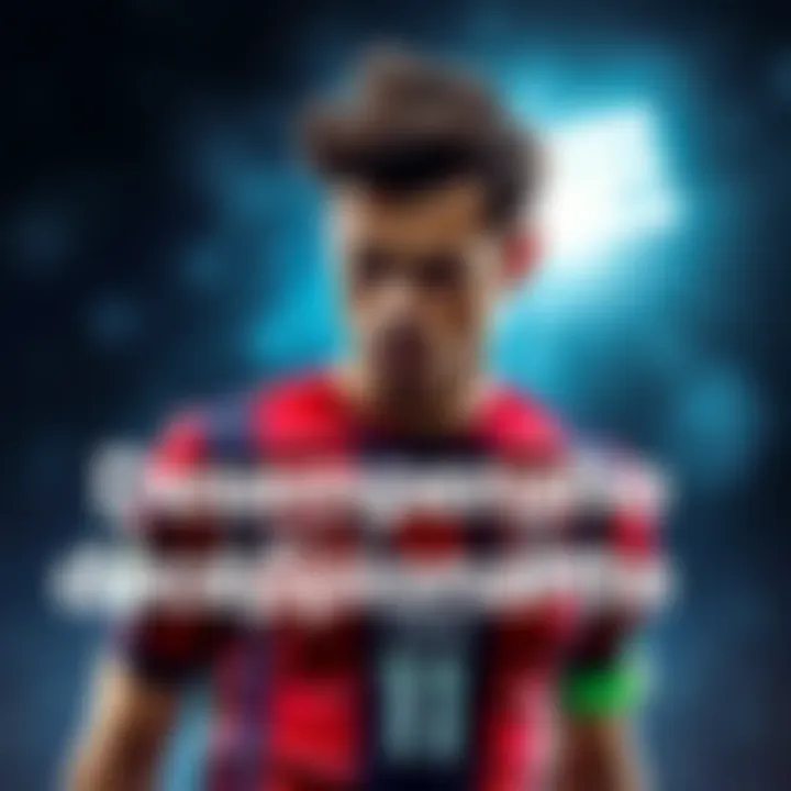 Player showing frustration after a poor second half