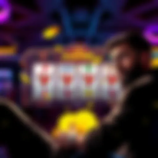 Disappointing Game Experience A graphic showing a player looking frustrated while playing a slot game with low payouts, highlighting four scatter symbols with minimal rewards