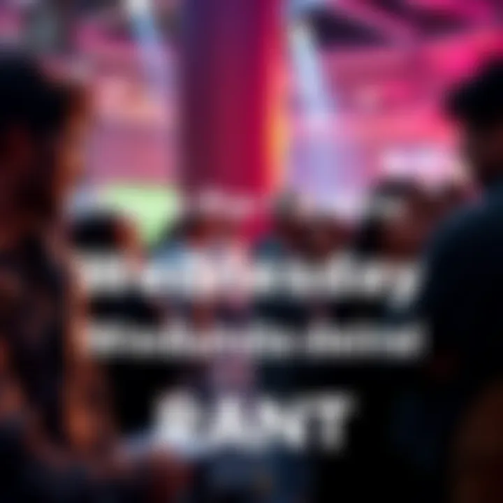 Discussion Group for Wednesday RANT A group of people engaged in a lively discussion about the upcoming BOL event, sharing thoughts and opinions.