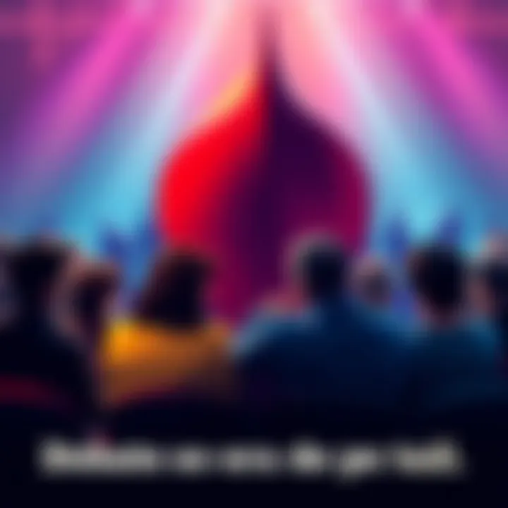 A group of people engaged in a debate about the tail in PP, showcasing differing opinions and viewpoints.